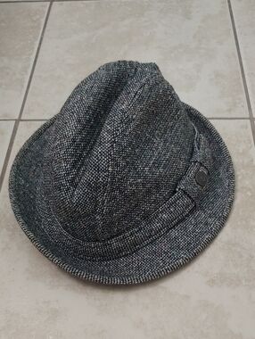 Trav'ler Country Gentleman Hat Vintage Gray Tweed Fedora